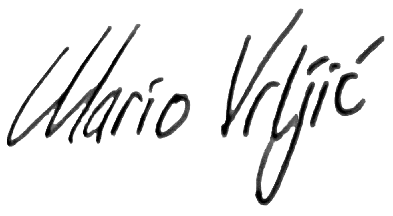 Unterschrift Mario Vrljić
